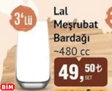 LAV LAL MEŞRUBAT BARDAĞI ~480 CC LAV LAL MEŞRUBAT BARDAĞI ~480 CC